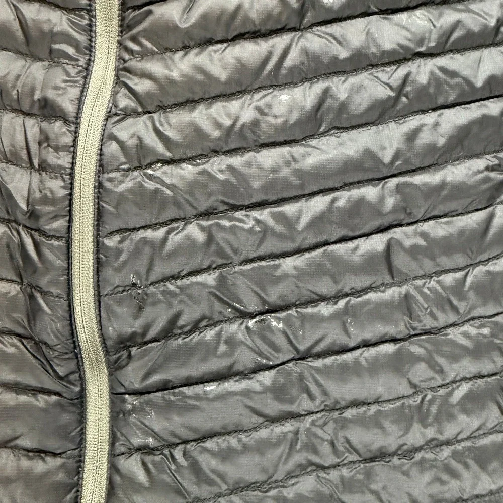 Eddie Bauer First Ascent Vest Mens Medium Black 800 Premium Goose Down‎ Puffer